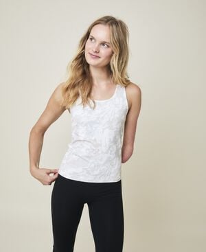 Ace Sports Top - Marble Print