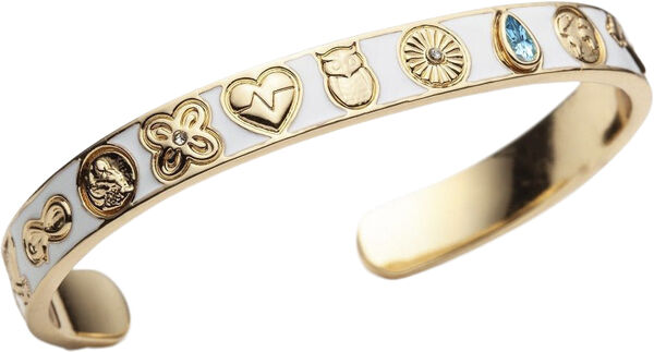 Global Goals Bangle - White