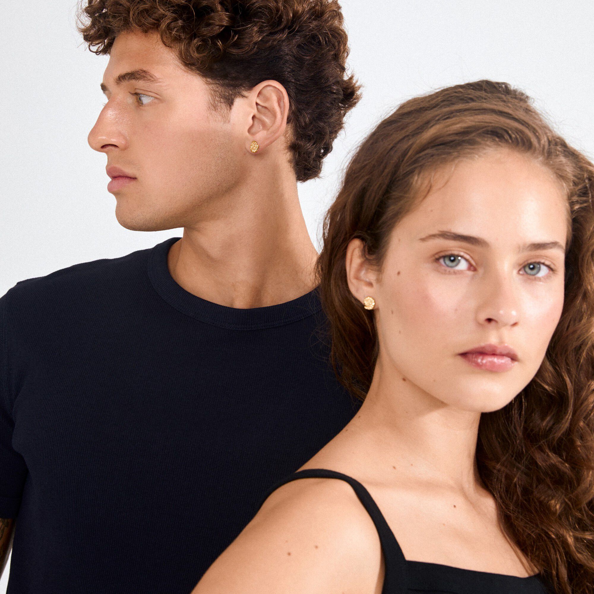 HAZE earrings gold-plated