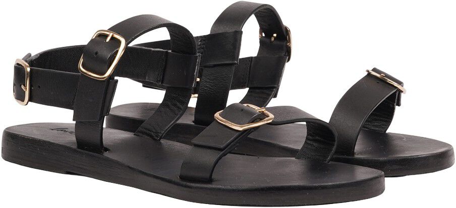 GIGLIO - ADJUSTABLE LEATHER SANDAL W/ HEEL STRAP
