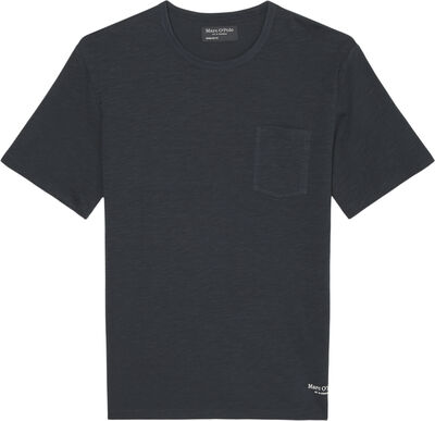 T-shirt, neckhole binding with two