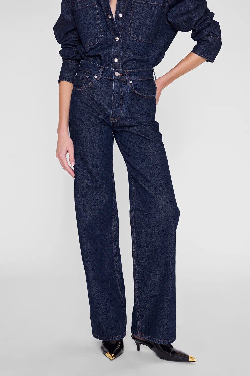 HUGH JEAN 34" - UNWASHED BLUE