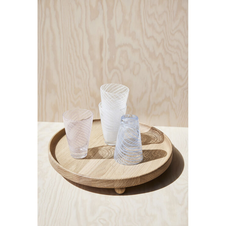 Yuka Swirl Glas - Pakke med 2