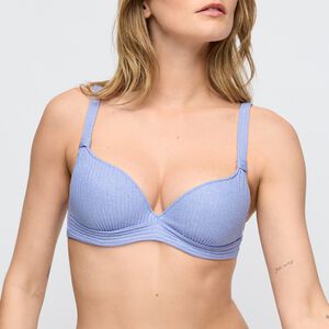 Tinjis padded plunge bikini top