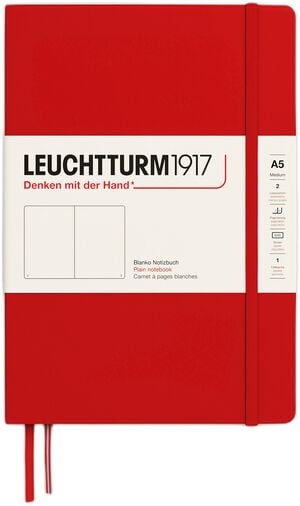 LT1917 Notesbog HC Blank A5 /Medium Cherry 373976