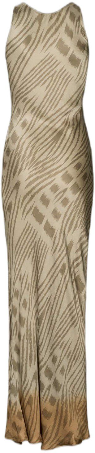 Ombre ikat bias dress - Lavan