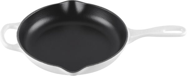 Stegepande støbejern 23cm White