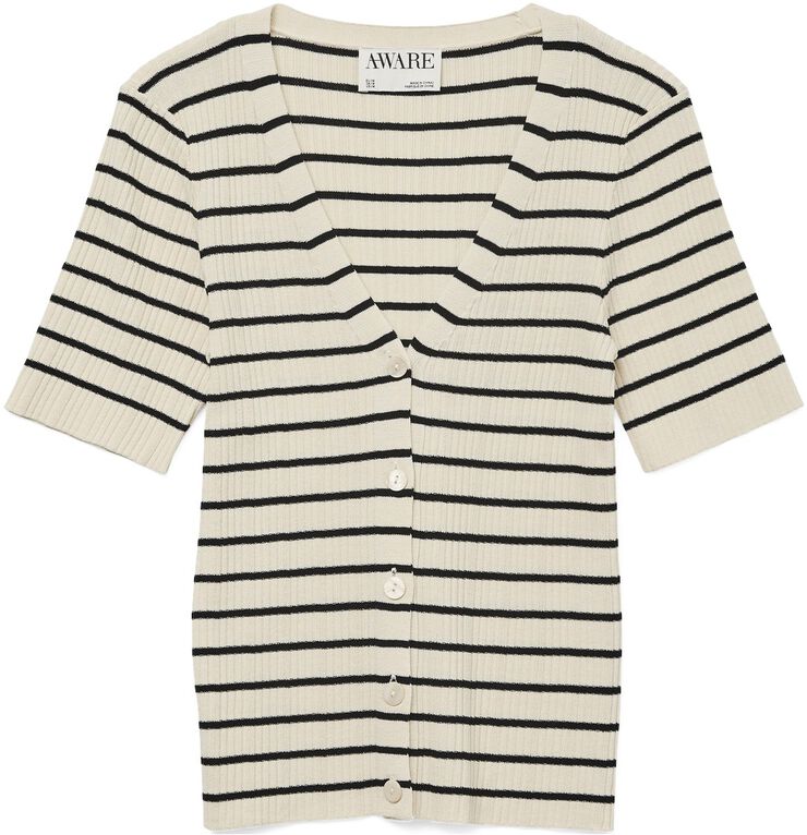 VMREBECCA 2/4 V-NECK SHORT CARDIGAN