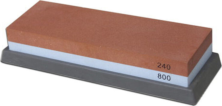 Slipsten rektangulär 18 x 6 cm Grå Sten