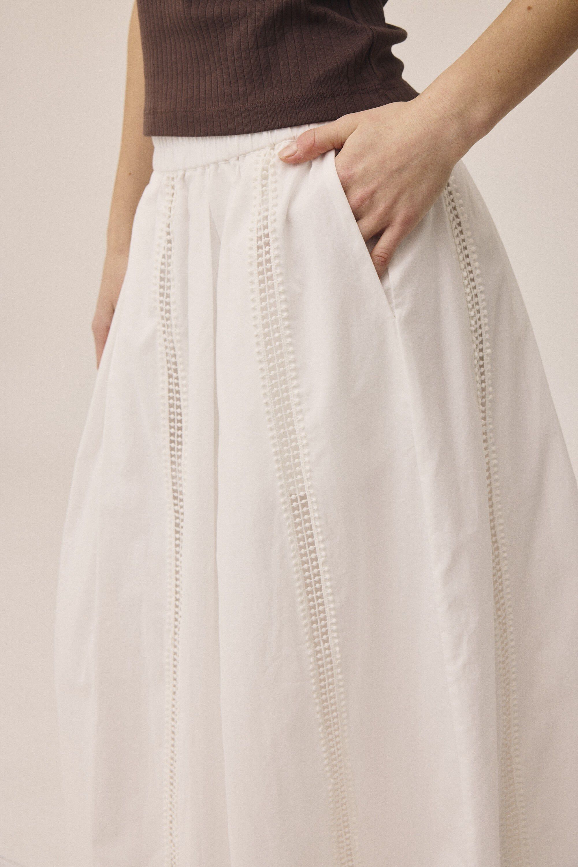 Isolde 3 Voile Skirt - 100% Organic Cotton GOTS