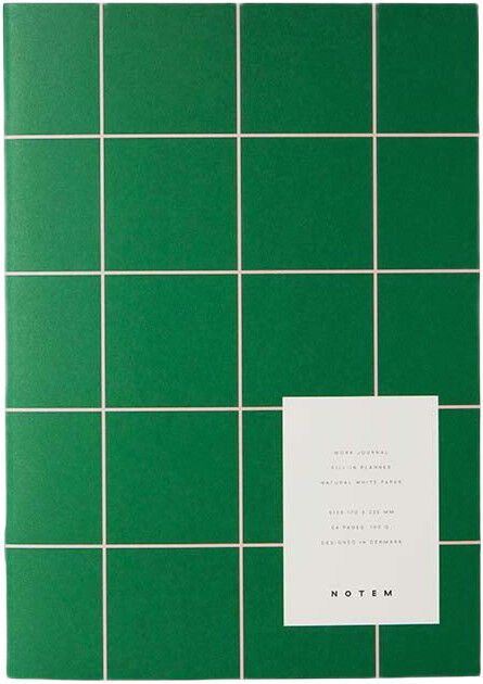 MILO Work Journal, Green & Rose