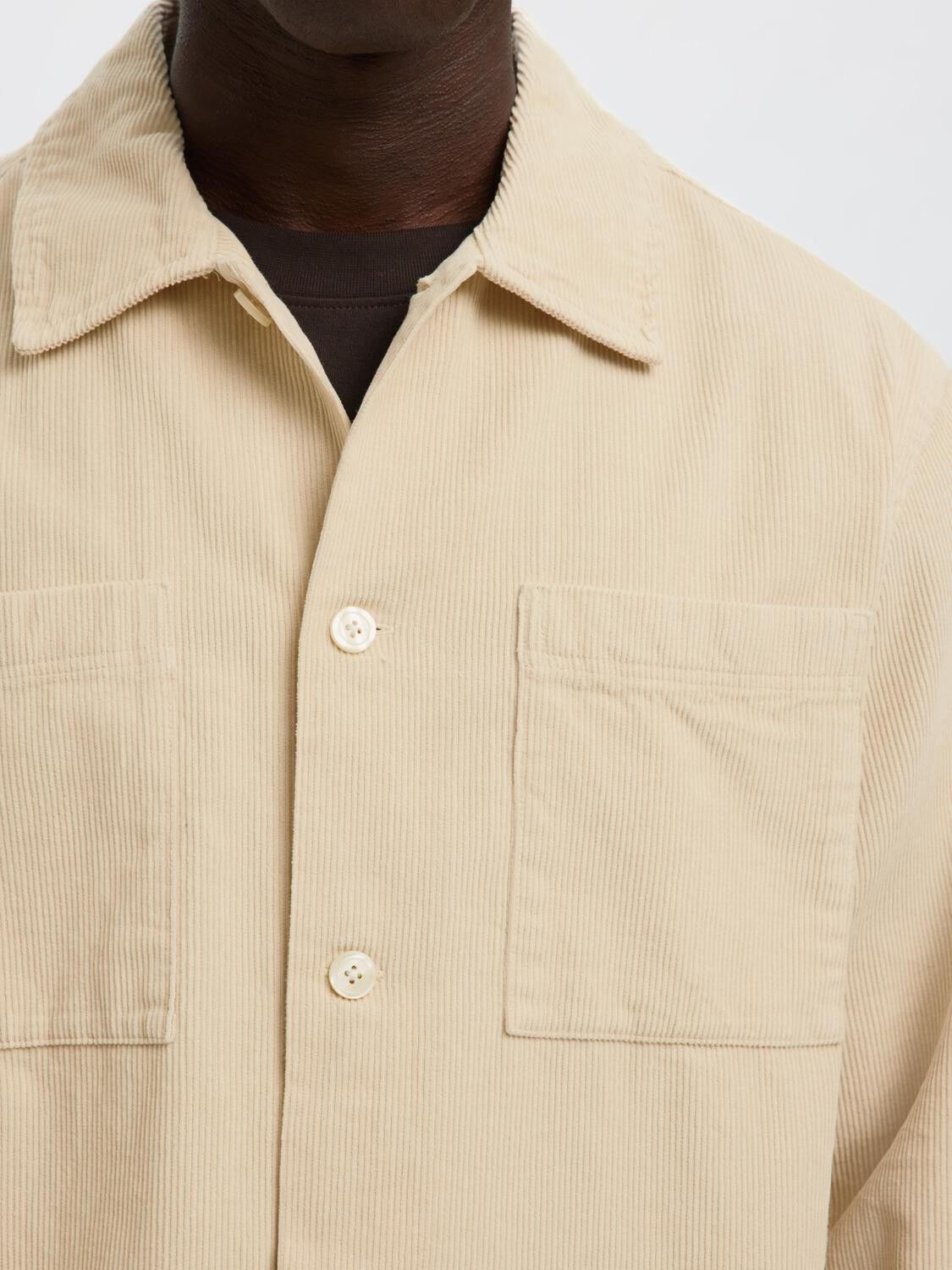 SLHREGTATE CORD OVERSHIRT