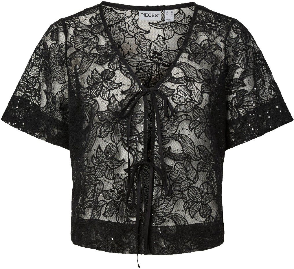 PCLOUISE 2/4 V-NECK TIE TOP WVN D2D