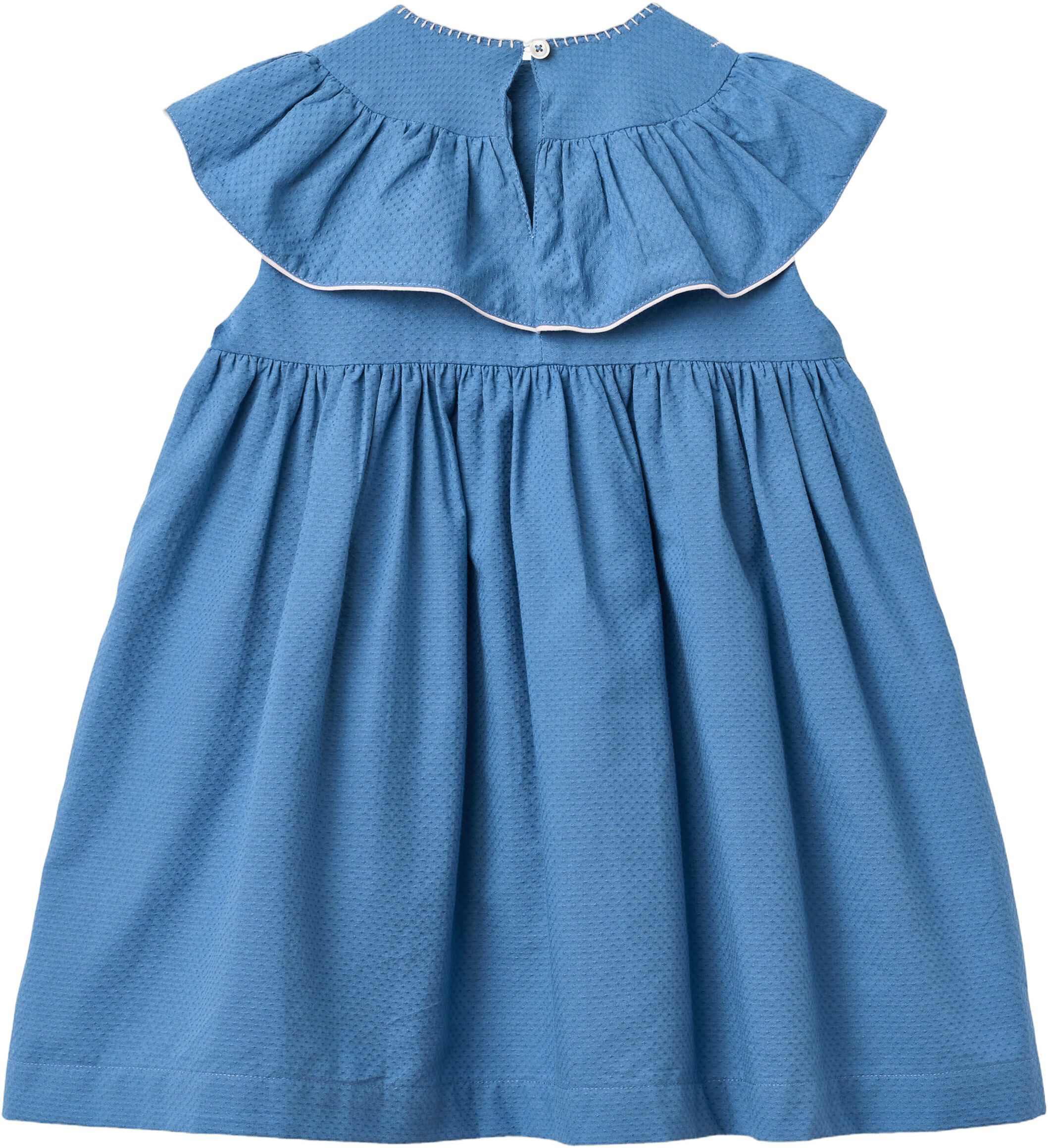 FRILL DRESS W. DECO EDGE
