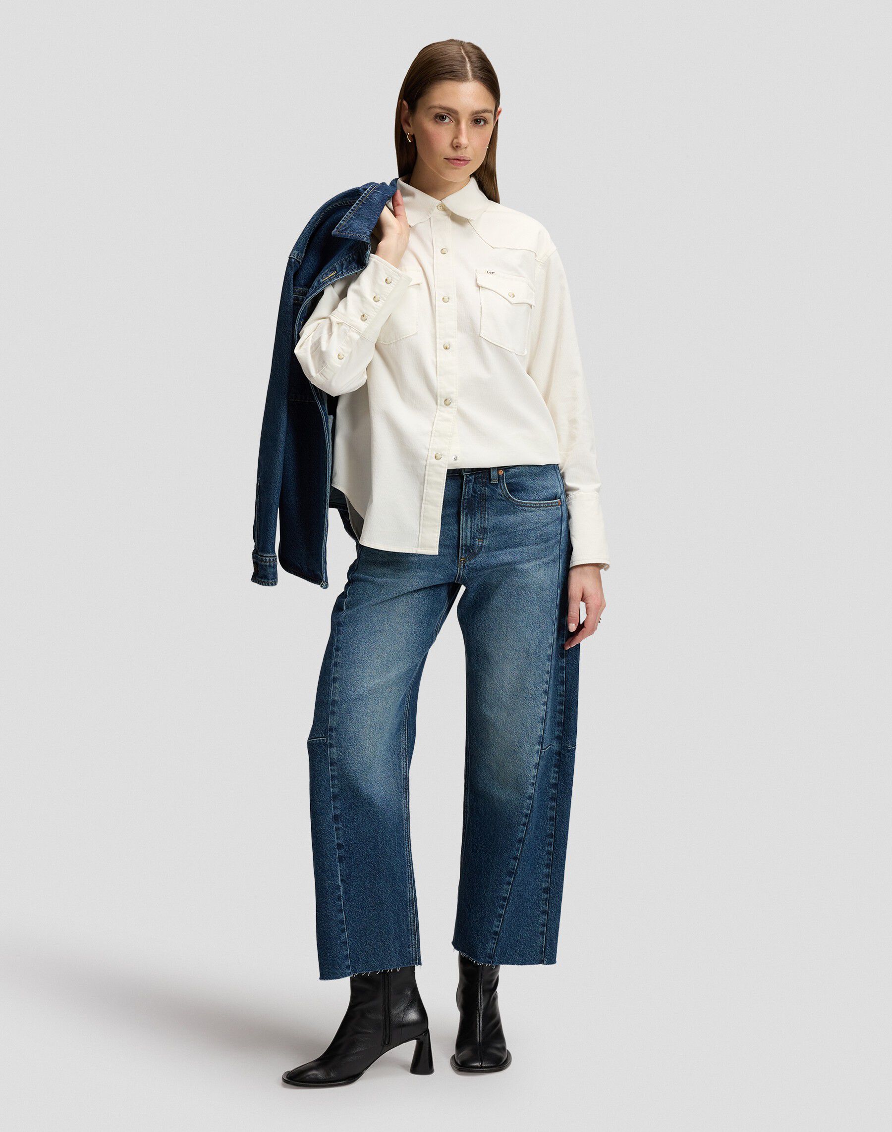 ESSENTIAL_WESTERN_SHIRT ECRU
