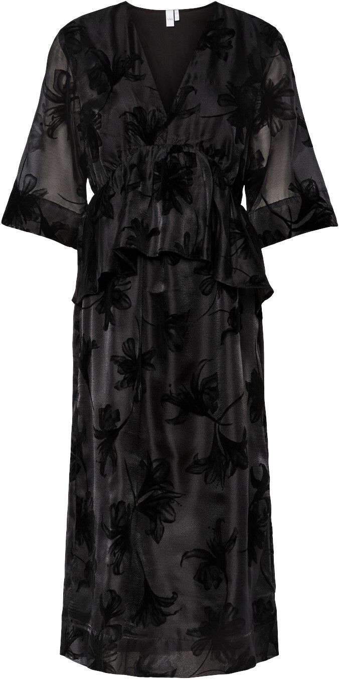 YASLINGU 3/4 MIDI DRESS