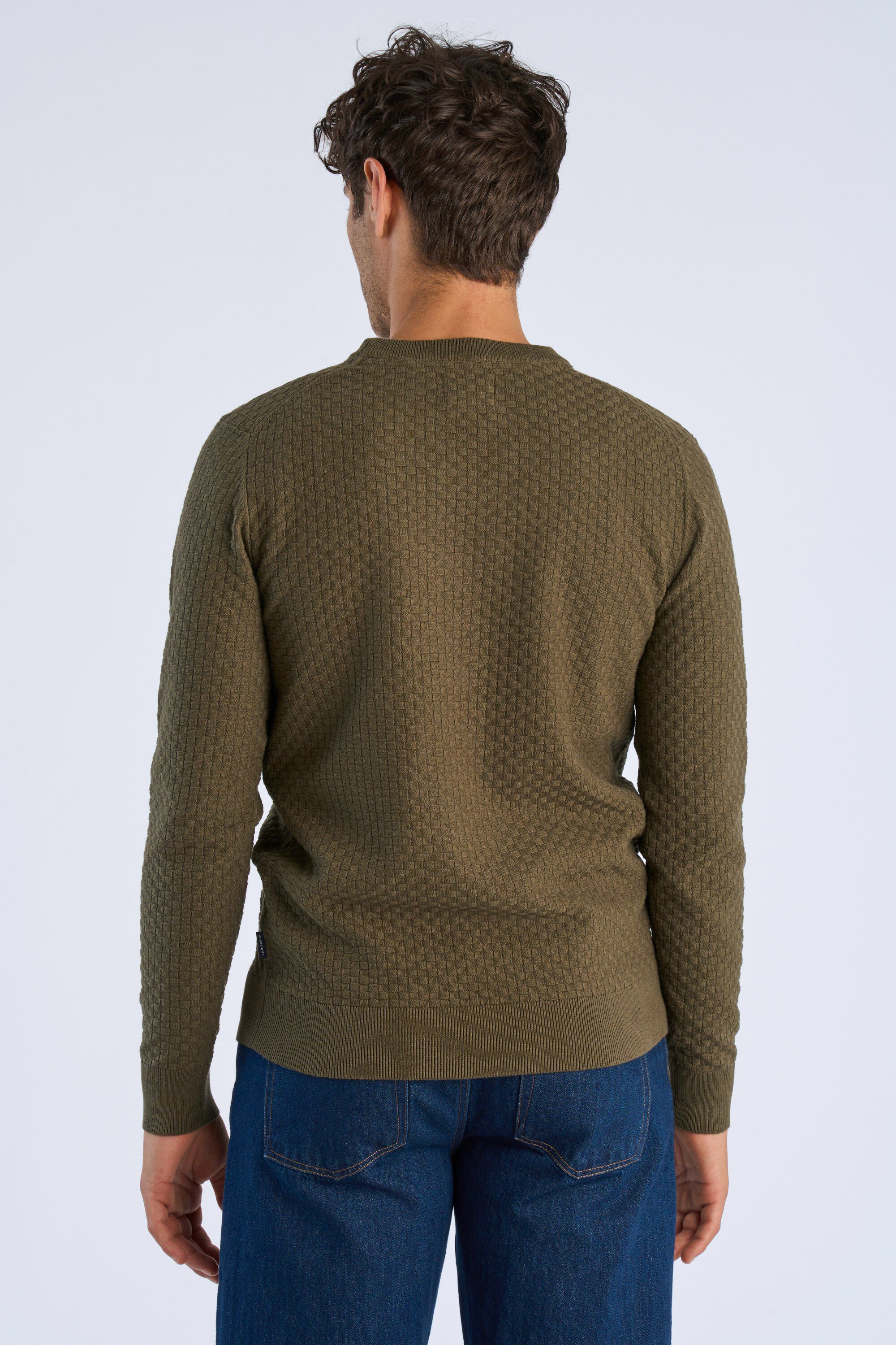 Structure o-neck knit L/S
