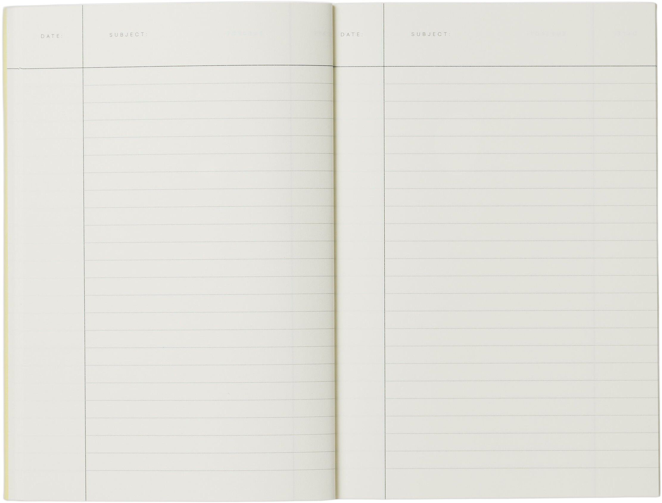 VITA Softcover Notebook - Small, Green Stripe