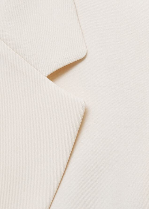 Straight-fit suit jacket