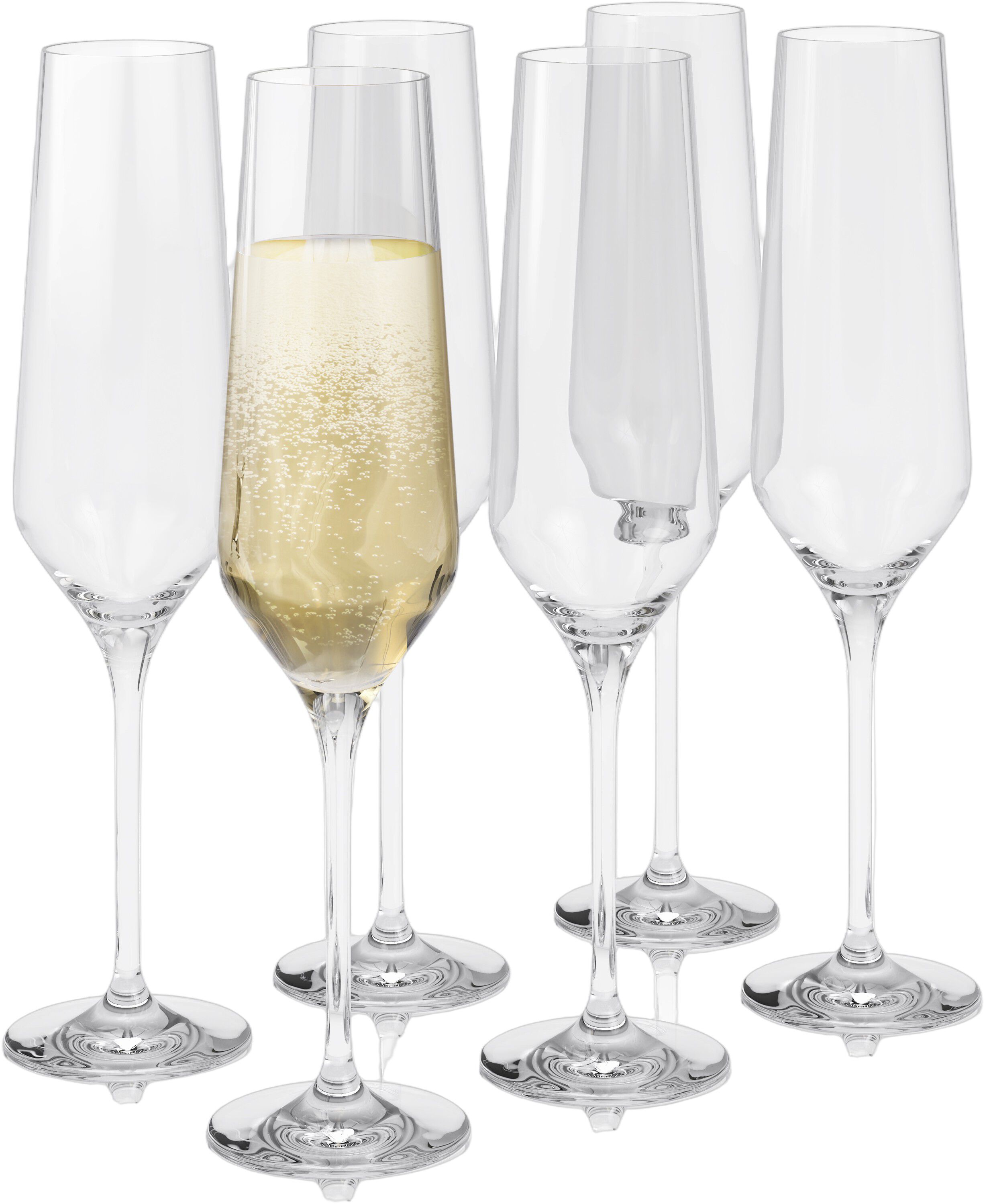 Legio Nova Champagneglas 6 st.