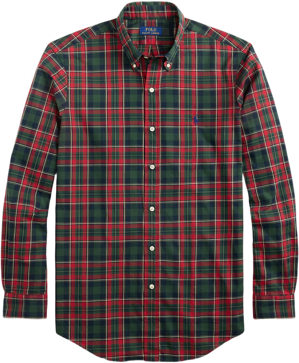 Custom Fit Plaid Twill Shirt