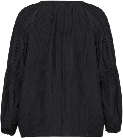 Curvy WA-CAYSA 7 Bluse Sort