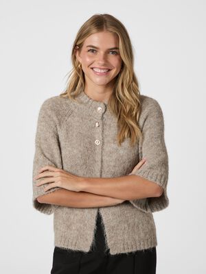 Benuta Fluffy Knit Cardigan