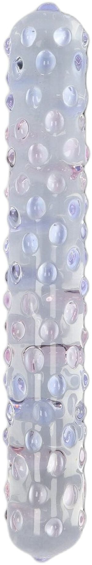 Nubby glass dildo
