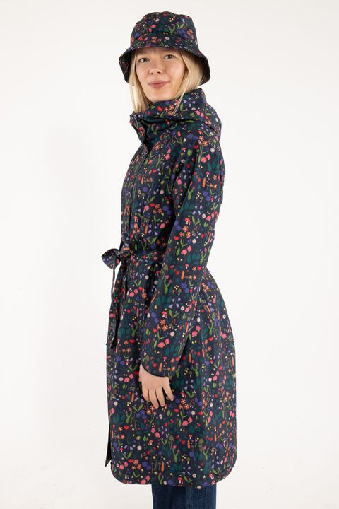 Danelisabeth Raincoat Dk Navy BOTANICAL