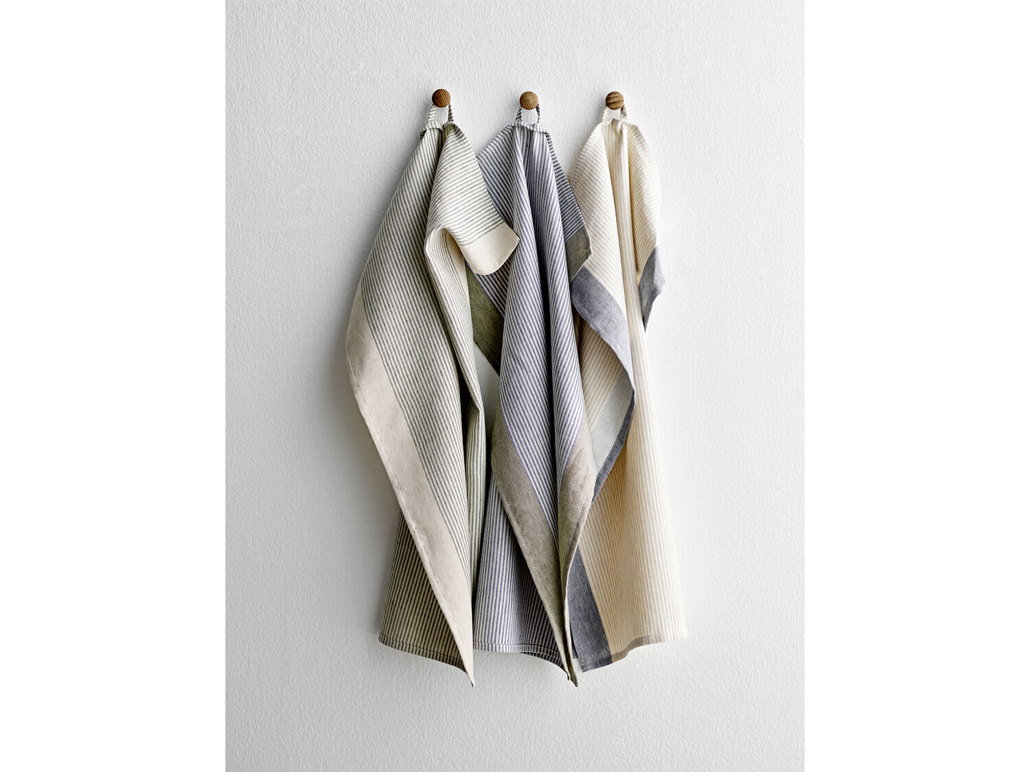 K&ouml;kshandduk 50x70 Statement Stripe Green