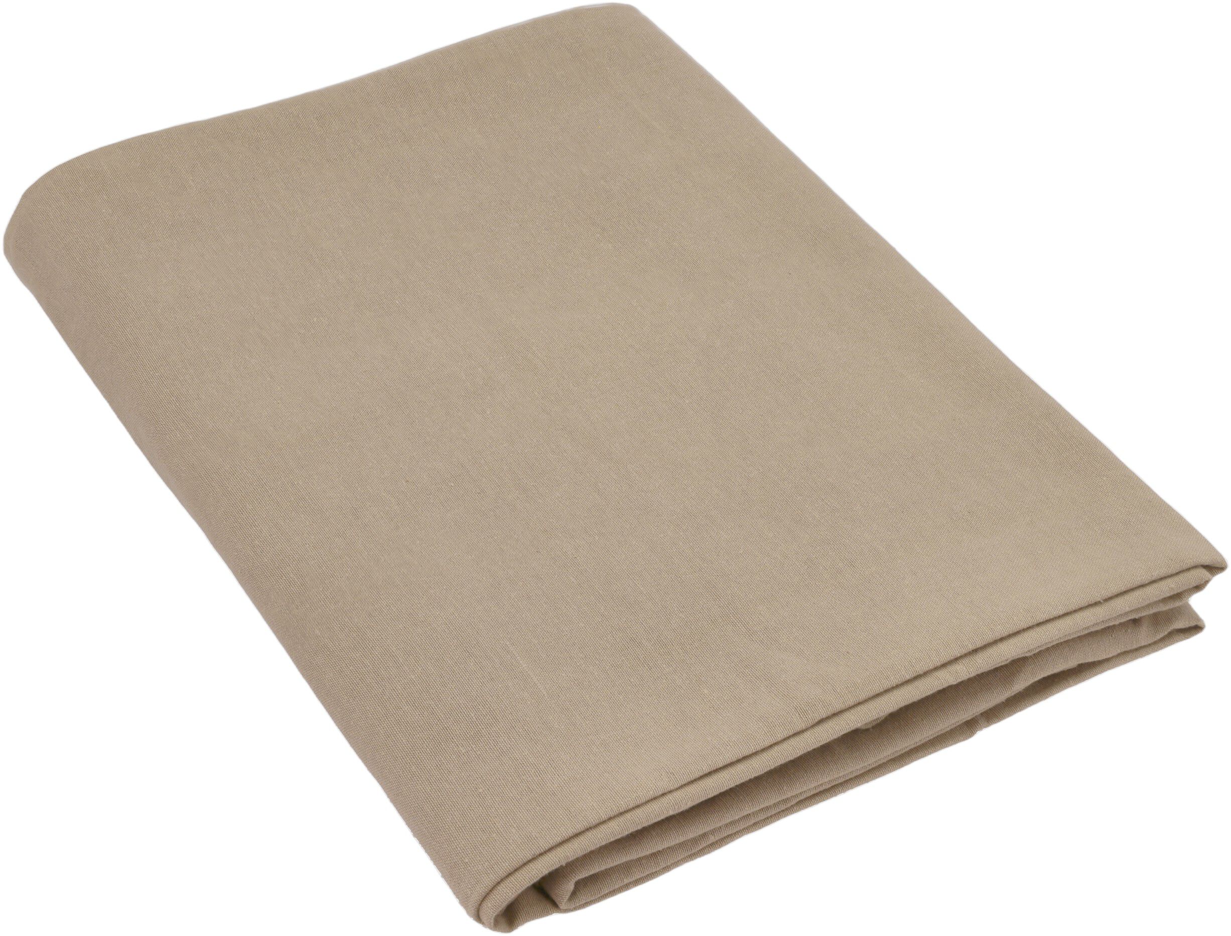 Duk 270 x 140 cm Fungi brown 100% ny bomull