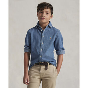 COTTON DENIM SHIRT KIDS