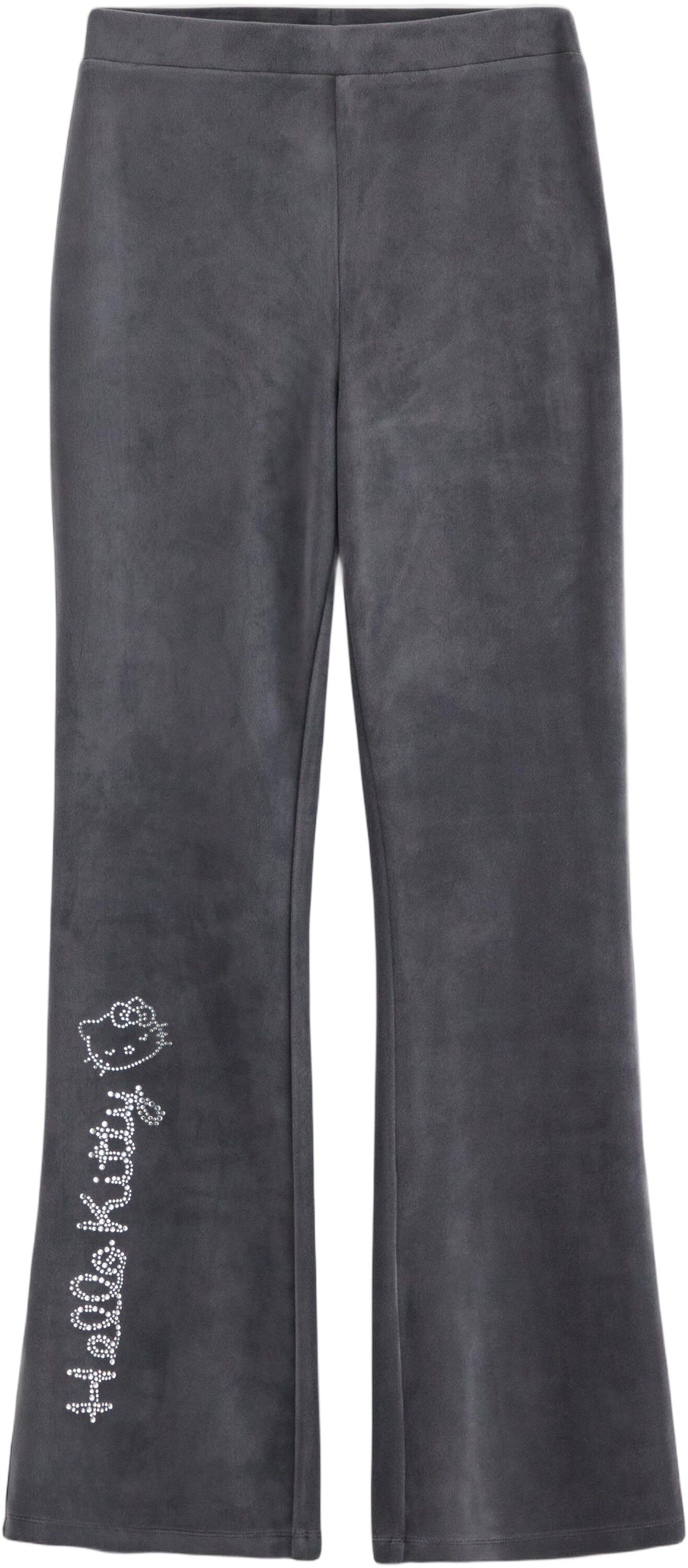 Utsv&auml;ngda byxor i mjuk velour med