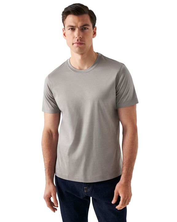 Gray Blue Filo di Scozia T-shirt