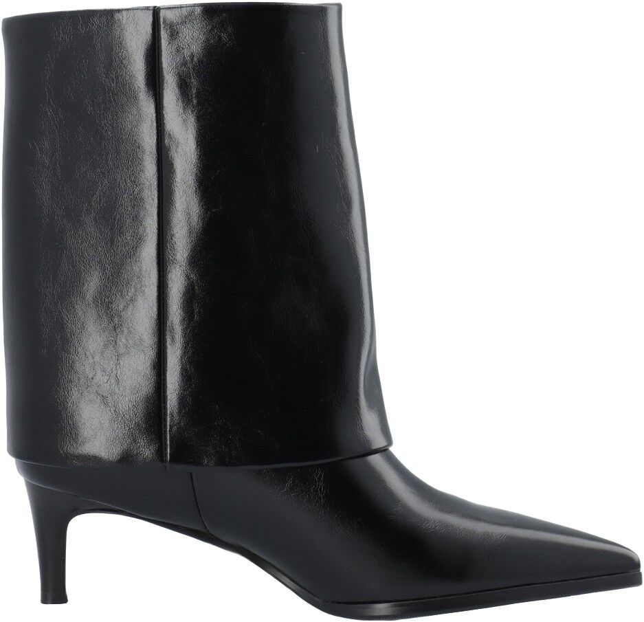 BIAABBIE Mid Fold Over Boot Faux Leather