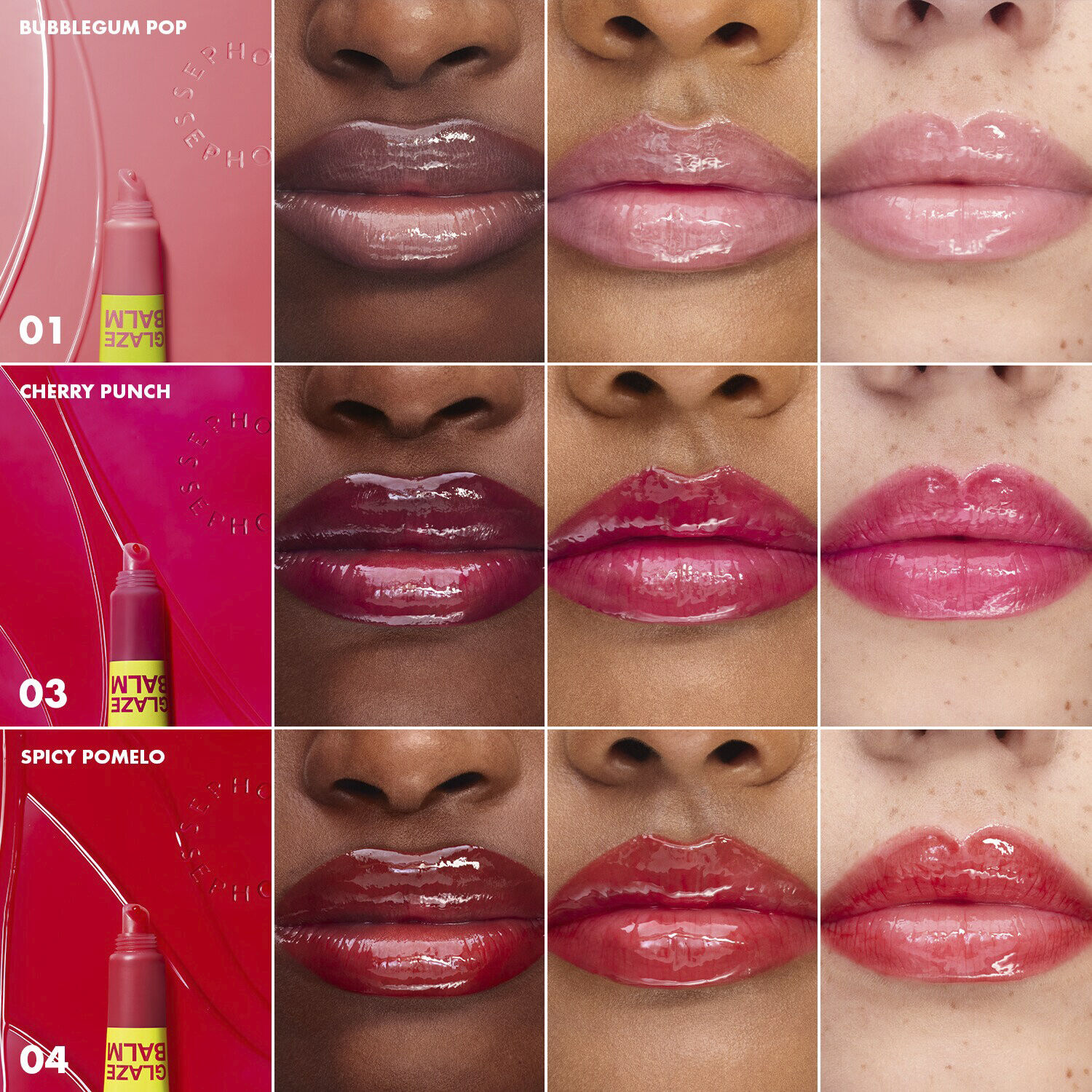 GLAZE BALM - Tonat l&auml;ppbalsam med glosseffekt