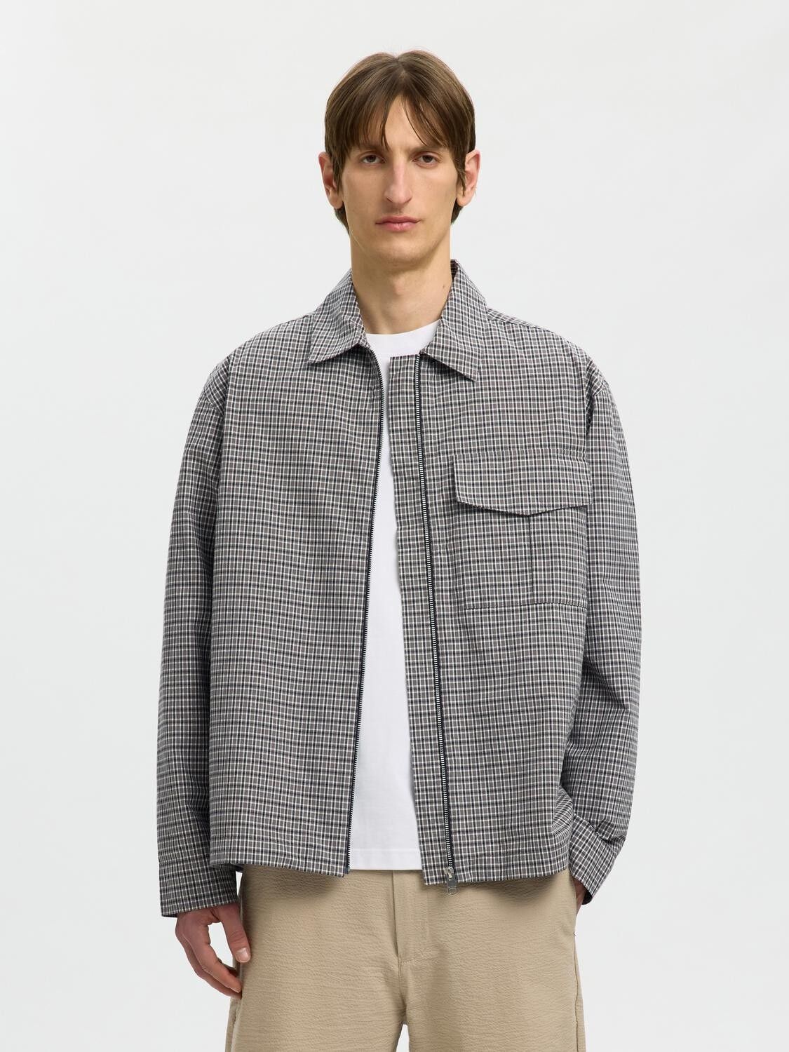 SLMRLXMATT ZIP OVERSHIRT