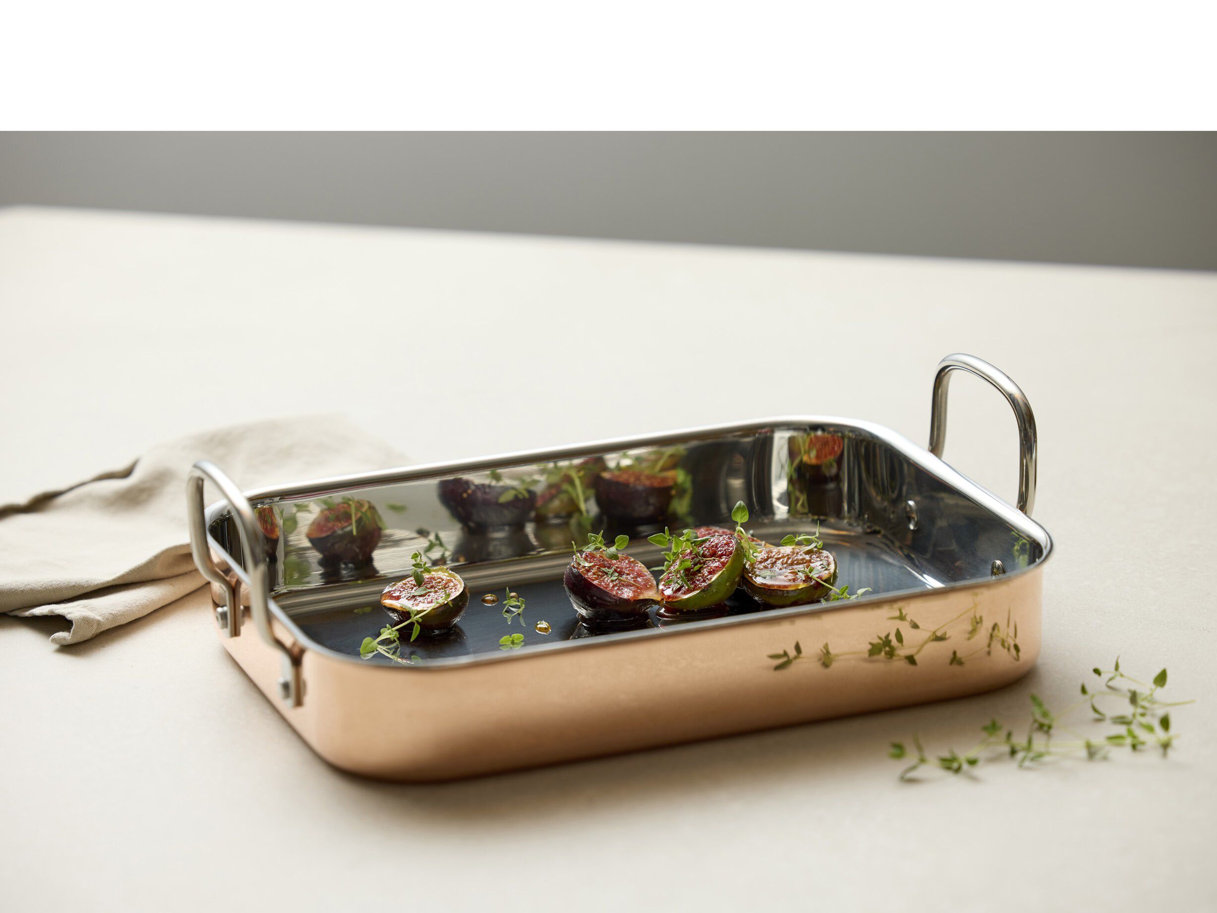 Ugnspanna 35 x 25,5 x 6,3 cm Koppar