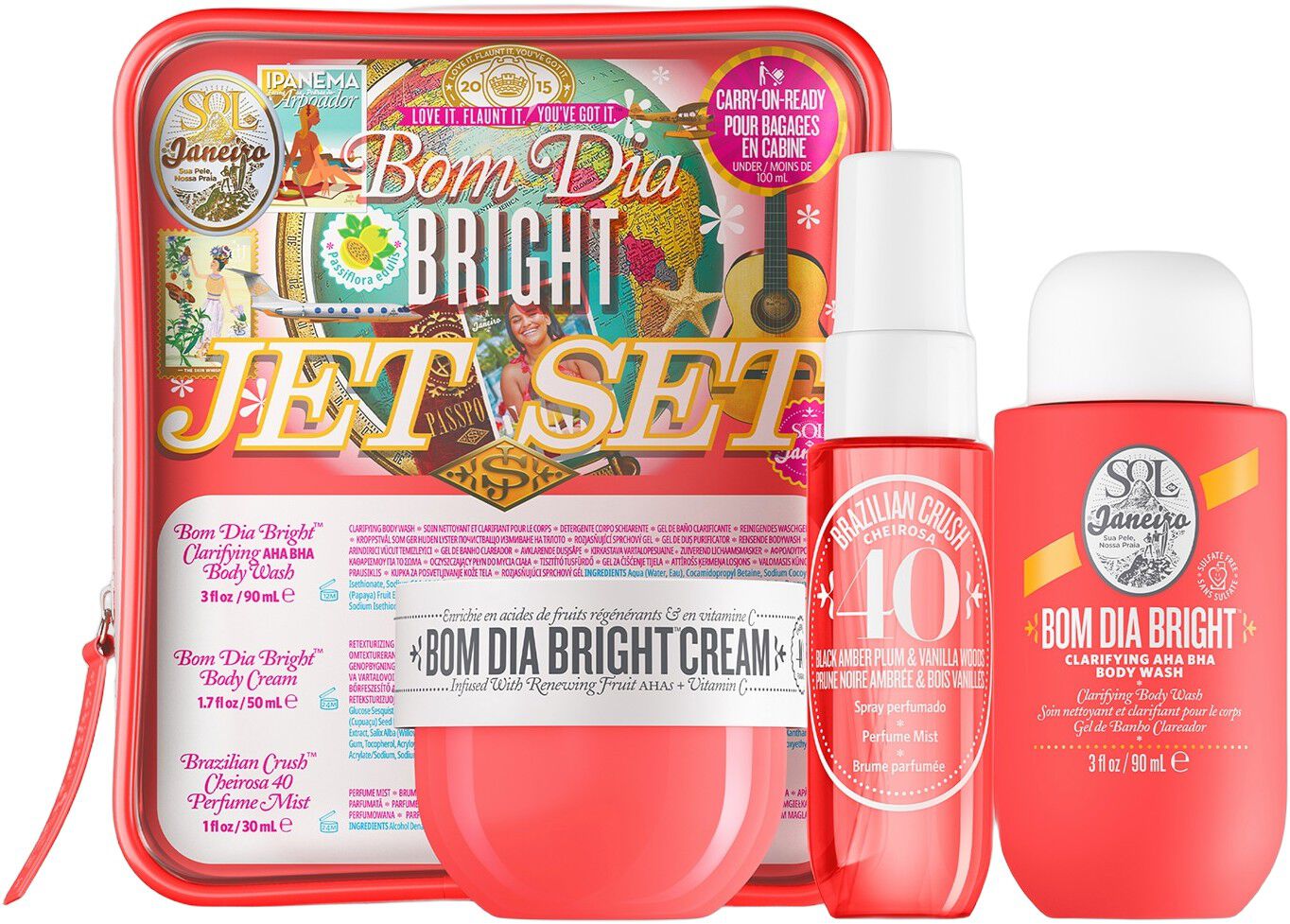 Bom Dia Bright Jet Set - Body care set