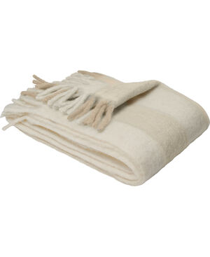 Fluffy pl&auml;d, Randig