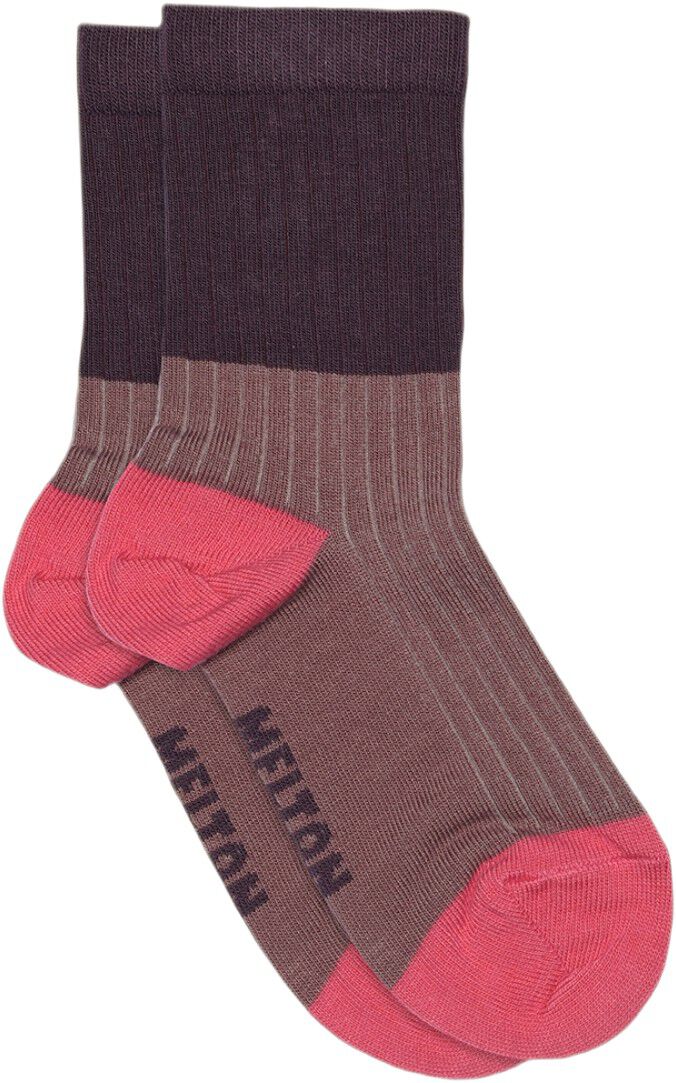 Block colour socks