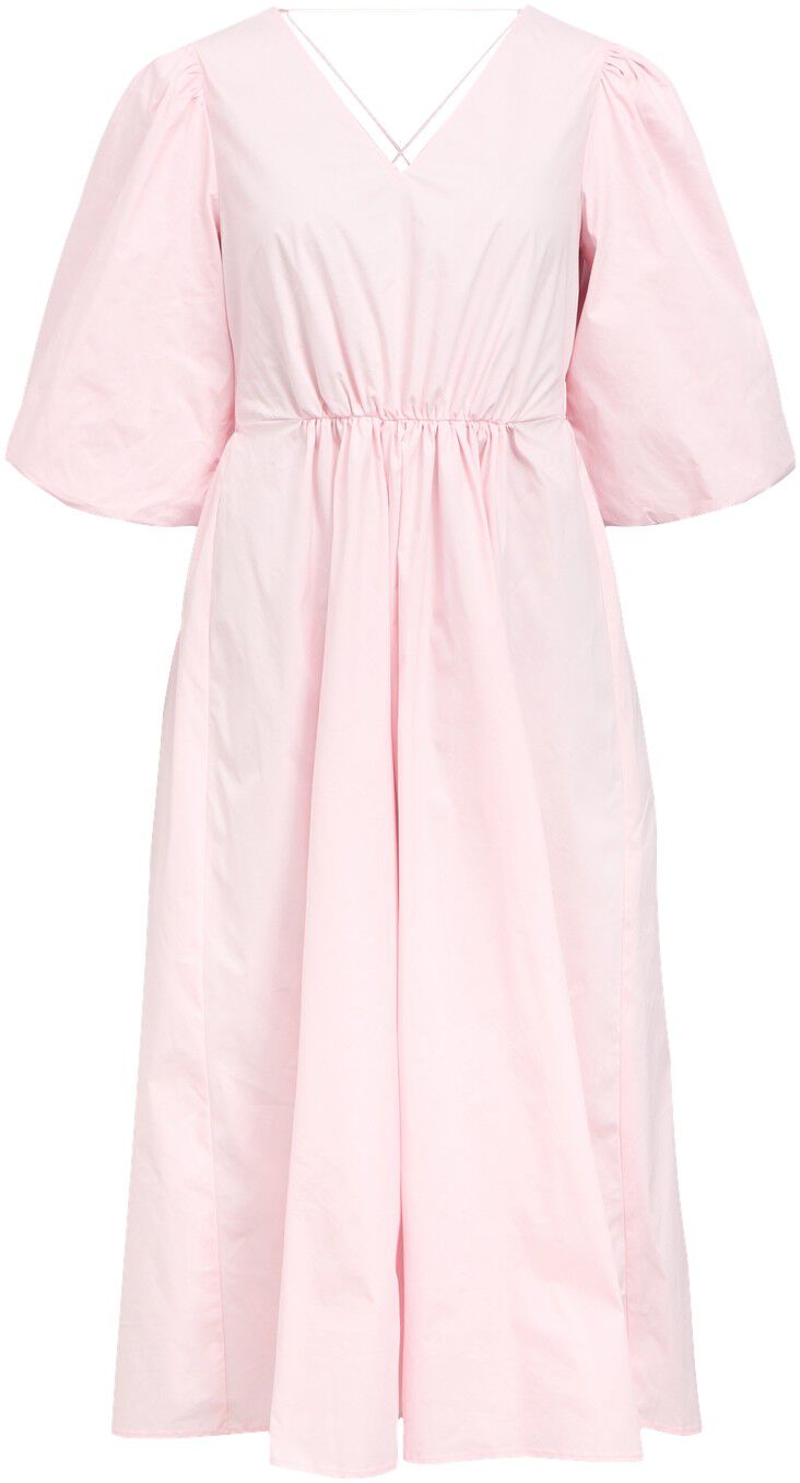 Objpaige 2/4 Re Vneck Midi Dress 144