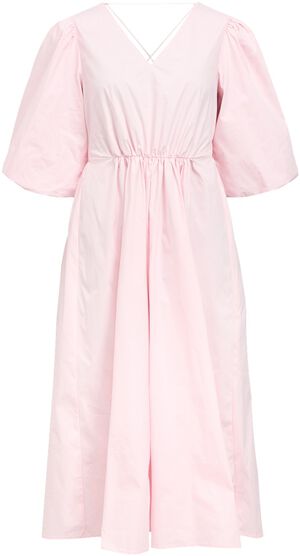 OBJPAIGE 2/4 RE VNECK MIDI DRESS 14