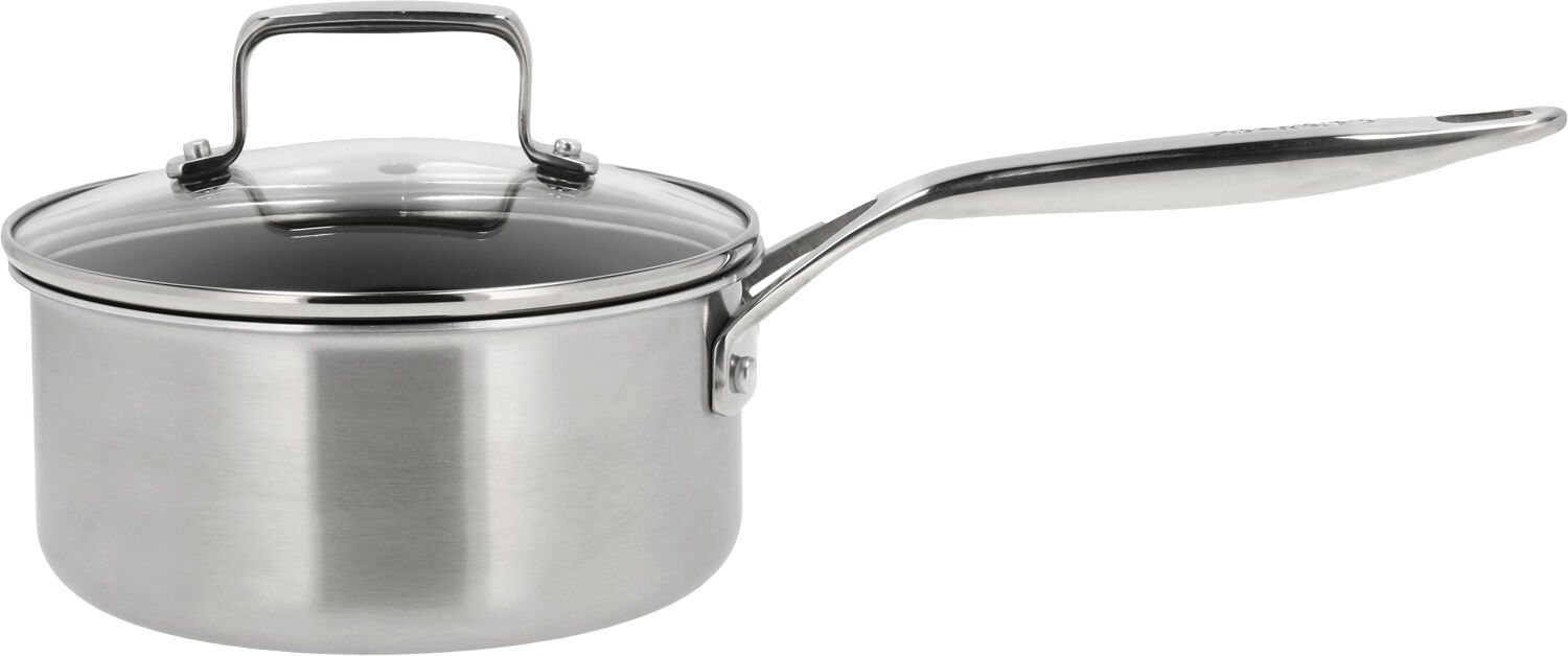 Kastrull med glaslock 79NORD Hybrid 16 cm St&aring;l