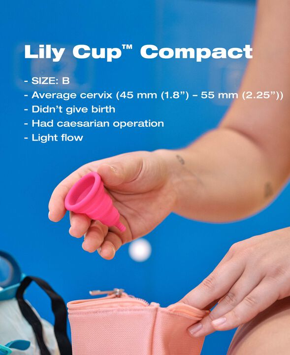 Lily Cup Compact B Menstruationskop