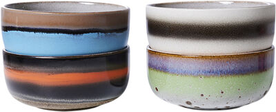 70s ceramics dessert bowls freak out set of 4