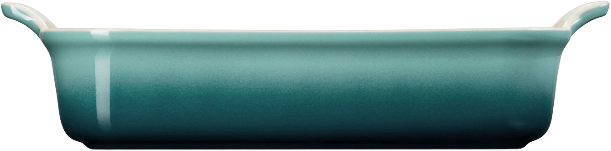 Le Creuset Signature stent&oslash;j Heritage rektangul&aelig;rt fad 32cm Bleu Rivie