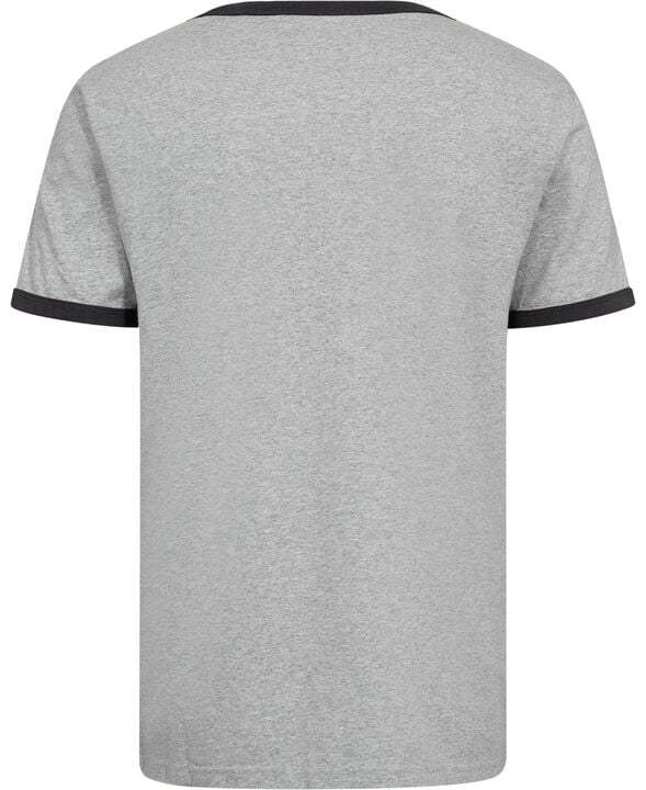 RETRO EMB RINGER TEE BRIGHT WH