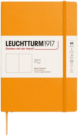 LT1917 Notesbog SC A5 Blank - Rising Sun