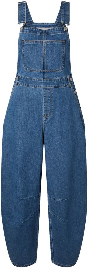 PCALICE OVERSIZE DUNGAREE DNM